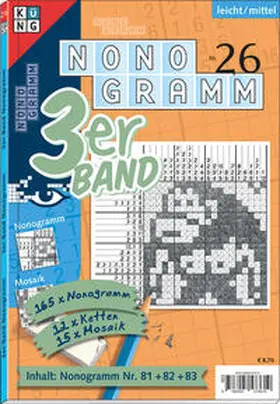 Puzzles / Conceptis Puzzles |  Nonogramm 3er-Band Nr. 26 | Buch |  Sack Fachmedien