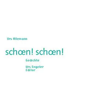 Allemann |  schoen! schoen! | Buch |  Sack Fachmedien