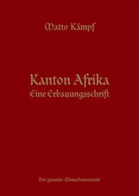 Kämpf |  Kanton Afrika | Buch |  Sack Fachmedien