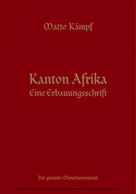 Kämpf |  Kanton Afrika | eBook | Sack Fachmedien