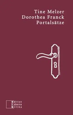 Melzer / Franck |  Portalsätze | Buch |  Sack Fachmedien