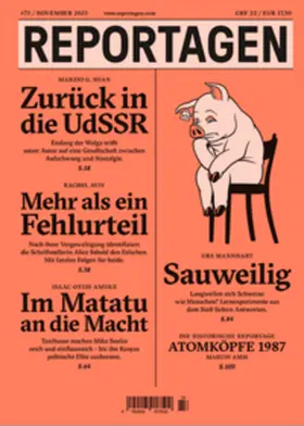 Mian / Aviv / Amuke |  Reportagen #73 | Buch |  Sack Fachmedien