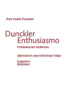 Pasolini |  Dunckler Enthusiasmo | Buch |  Sack Fachmedien
