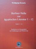 Kosack |  Berliner Hefte zur ägyptischen Literatur 1 - 12 | Buch |  Sack Fachmedien