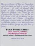 Shelley, / Plessow |  PERCY BYSSHE SHELLEY Oden, Sonette, Stanzen, The Masque of Anarchy | Buch |  Sack Fachmedien