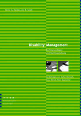 Harder / Scott | Umfassendes Disability Management | Buch | 978-3-906413-56-3 | sack.de