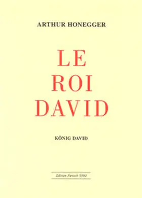 Honegger |  Le Roi David / König David | Buch |  Sack Fachmedien