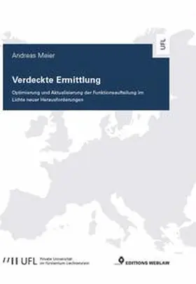 Meier |  Verdeckte Ermittlung | Buch |  Sack Fachmedien