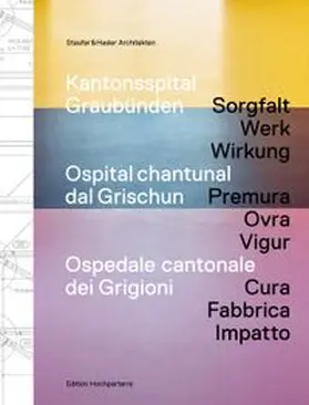 Hasler / Frei / Davy |  Kantonsspital Graubünden | Buch |  Sack Fachmedien