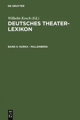 Kosch |  Hurka - Pallenberg | Buch |  Sack Fachmedien