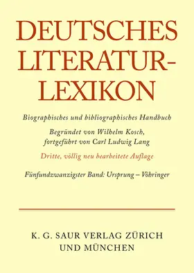 Kosch | Ursprung - Vöhringer | Buch | 978-3-908255-25-3 | sack.de