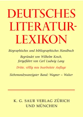 Kosch | Wagner - Walser | Buch | 978-3-908255-27-7 | sack.de