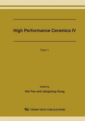 Pan / Gong |  High-Performance Ceramics IV | Sonstiges |  Sack Fachmedien