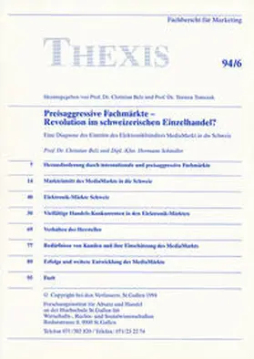 Belz / Schindler / Tomczak |  Preisaggressive Fachmärkte - Revolution im schweizerischen Einzelhandel? | Buch |  Sack Fachmedien
