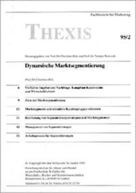 Belz / Toczak | Dynamische Marktsegmentierung | Buch | 978-3-908545-12-5 | sack.de