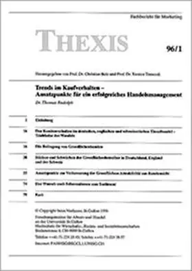 Rudolph / Belz / Tomczak |  Trends im Kaufverhalten | Buch |  Sack Fachmedien
