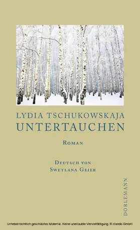 Tschukowskaja |  Untertauchen | eBook | Sack Fachmedien
