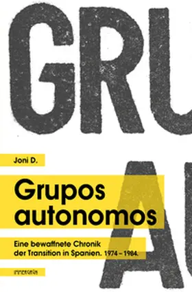 D. |  grupos autónomos | Buch |  Sack Fachmedien