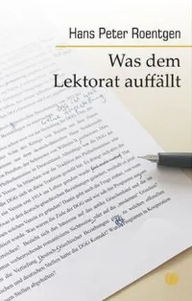 Roentgen | Was dem Lektorat auffällt | E-Book | www.sack.de