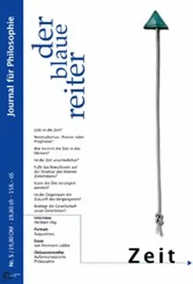 Lübbe / Cardinal / Augustin |  Der Blaue Reiter. Journal für Philosophie / Zeit | eBook | Sack Fachmedien