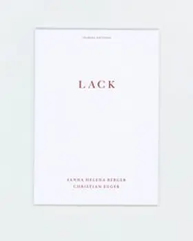 Hauswaldt / Berger / Egger |  Lack | Buch |  Sack Fachmedien