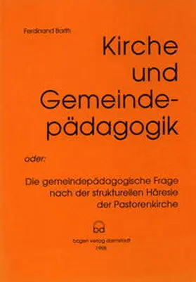 Barth |  Kirche und Gemeindepädagogik | Buch |  Sack Fachmedien