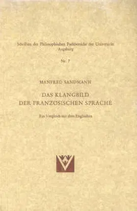 Sandmann |  Das Klangbild der französischen Sprache | Buch |  Sack Fachmedien