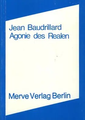 Baudrillard |  Agonie des Realen | Buch |  Sack Fachmedien