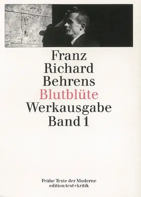 Behrens |  Blutblüte. Gesammelte Gedichte | Buch |  Sack Fachmedien