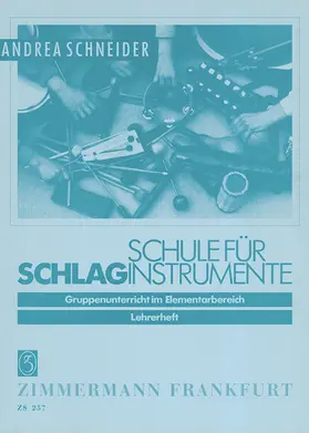  Schule für Schlaginstrumente | Sonstiges |  Sack Fachmedien
