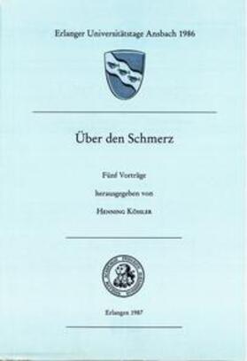 Kössler | Über den Schmerz | Buch | 978-3-922135-52-4 | sack.de