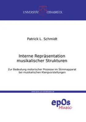 Schmidt |  Interne Repräsentation musikalischer Strukturen | Buch |  Sack Fachmedien