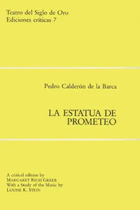 Calderón de la Barca / Greer |  La Estatua de Prometeo | Buch |  Sack Fachmedien