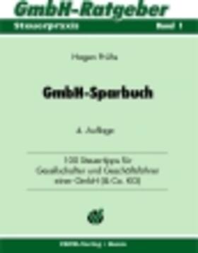 Prühs |  GmbH-Sparbuch | Buch |  Sack Fachmedien