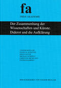 Mueller / Wuketits / Schippan |  Der Zusammenhang der Wissenschaften und Künste. Diderot und die Aufklärung | Buch |  Sack Fachmedien