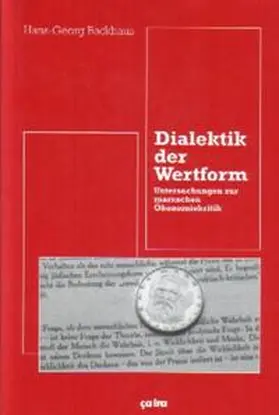 Backhaus |  Dialektik der Wertform | Buch |  Sack Fachmedien