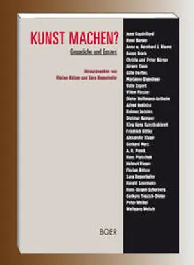 Rötzer / Rogenhofer |  Kunst machen? | Buch |  Sack Fachmedien