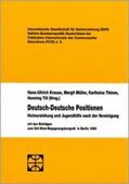 Krause / Müller / Thimm |  Deutsch-deutsche Positionen | Buch |  Sack Fachmedien