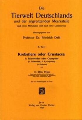 Pesta |  Krebstiere oder Crustacea. Teil I: Ruderfüsser oder Copepoda (1. Calanoida, 2. Cyclopoida) | Buch |  Sack Fachmedien