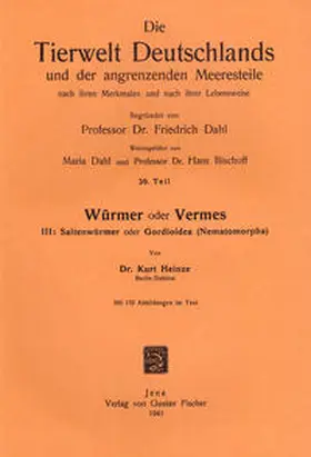 Heinze |  Würmer oder Vermes / Würmer oder Vermes | Buch |  Sack Fachmedien