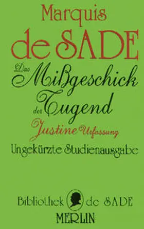 Sade |  Das Mißgeschick der Tugend | Buch |  Sack Fachmedien