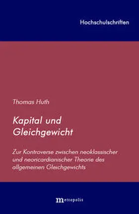 Huth |  Kapital und Gleichgewicht | Buch |  Sack Fachmedien