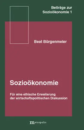 Bürgenmeier |  Sozioökonomie | Buch |  Sack Fachmedien