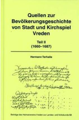 Terhalle | Quellen zur Bevölkerungsgeschichte von Stadt und Kirchspiel Vreden II | Buch | 978-3-926627-27-8 | sack.de