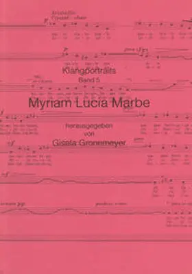 Gronemeyer |  Klangportraits / Myriam Lucia Marbe | Buch |  Sack Fachmedien