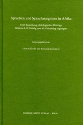 Geider / Kastenholz | Sprachen und Sprachzeugnisse in Afrika | Buch | 978-3-927620-95-7 | sack.de
