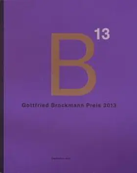 Landeshauptstadt Kiel, Stadtgalerie Kiel / Denkert / Hans |  Gottfried Brockmann Preis 2013 | Buch |  Sack Fachmedien