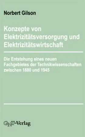 Gilson |  Konzepte von Elektrizitätsversorgung und Elektrizitätswirtschaft | Buch |  Sack Fachmedien