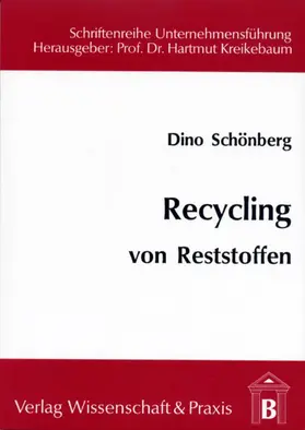 Schönberg |  Recycling von Reststoffen. | Buch |  Sack Fachmedien