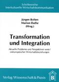 Bolten / Dathe |  Transformation und Integration | Buch |  Sack Fachmedien